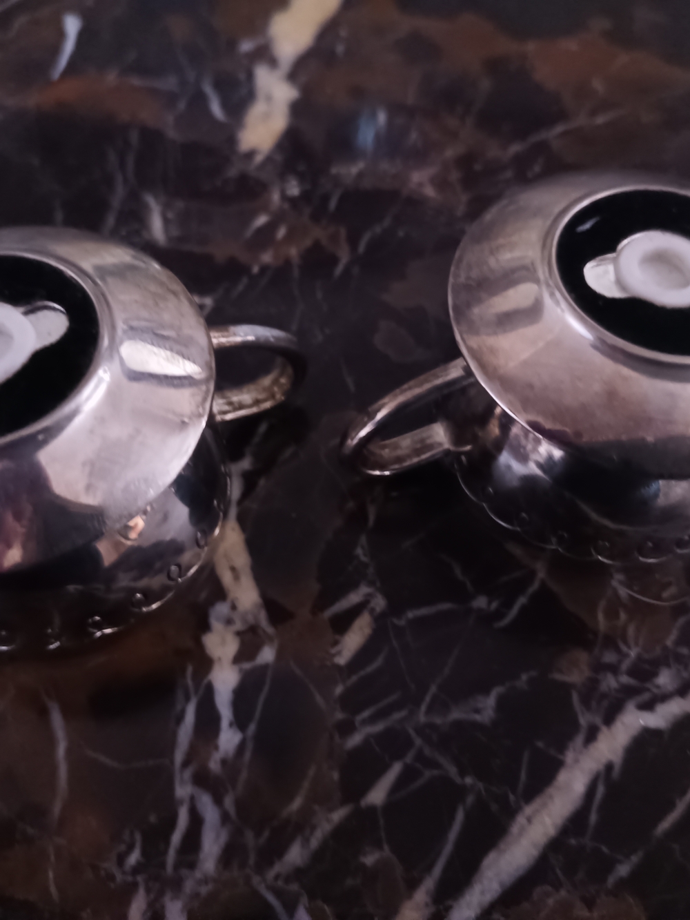 Classic Silver Decorative Salt and Pepper Shaker Set - Picture 3 of 9